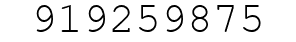 Number 919259875.