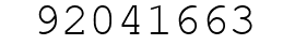 Number 92041663.