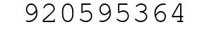 Number 920595364.