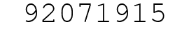 Number 92071915.