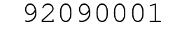 Number 92090001.