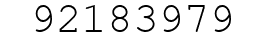 Number 92183979.