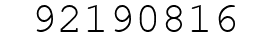 Number 92190816.