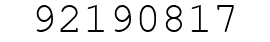 Number 92190817.