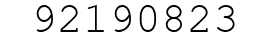 Number 92190823.