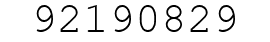 Number 92190829.