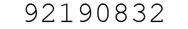Number 92190832.