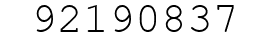 Number 92190837.