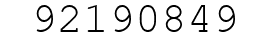 Number 92190849.