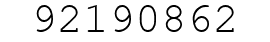 Number 92190862.
