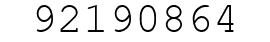 Number 92190864.
