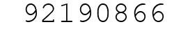 Number 92190866.