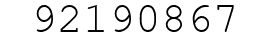 Number 92190867.