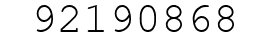 Number 92190868.