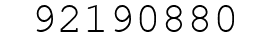 Number 92190880.