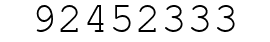 Number 92452333.