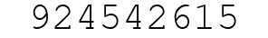 Number 924542615.