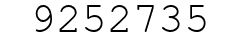 Number 9252735.