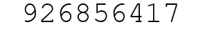Number 926856417.