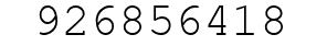 Number 926856418.