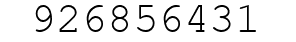 Number 926856431.