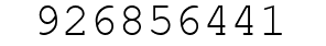 Number 926856441.