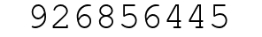 Number 926856445.