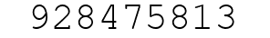 Number 928475813.