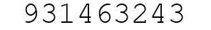 Number 931463243.