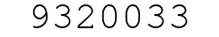 Number 9320033.