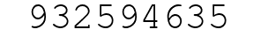 Number 932594635.