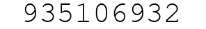 Number 935106932.