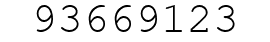 Number 93669123.