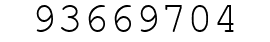 Number 93669704.
