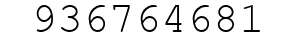 Number 936764681.