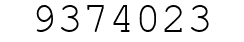 Number 9374023.