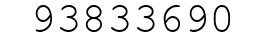 Number 93833690.