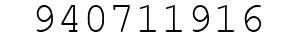 Number 940711916.