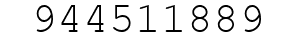 Number 944511889.