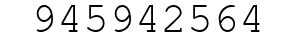 Number 945942564.