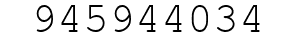 Number 945944034.