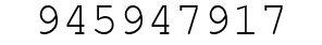 Number 945947917.