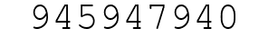 Number 945947940.