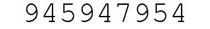 Number 945947954.