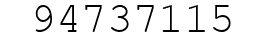 Number 94737115.