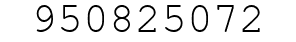 Number 950825072.