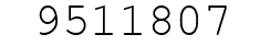Number 9511807.