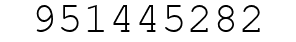 Number 951445282.