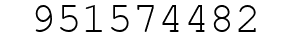 Number 951574482.