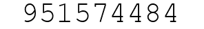 Number 951574484.